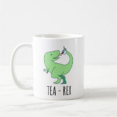 Tasse de Rex T-Rex de thé (Gauche)