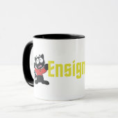 Tasse de Righty de sonnerie de Fraidy de drapeau (Devant gauche)