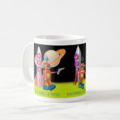 Tasse de robot d'espace (Devant gauche)