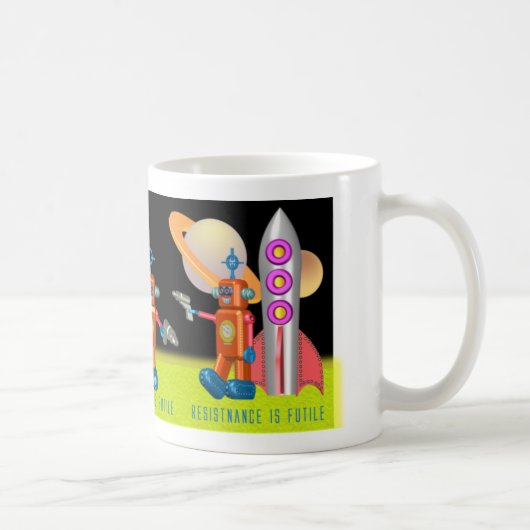 Tasse de robot d'espace (Droite)