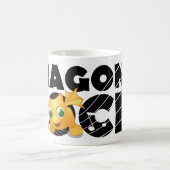 Tasse de roche de dragons (texte noir) (Centre)