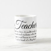 Tasse de Rockstar de professeur (Centre)