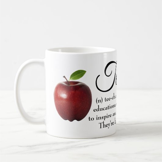 Tasse de Rockstar de professeur (Gauche)