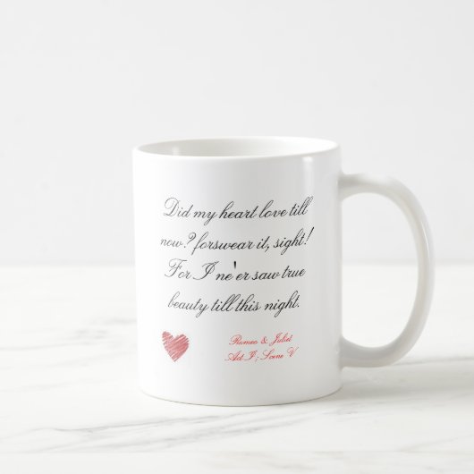 Tasse de Romeo et de Juliet (Droite)