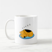 Tasse de ronflement de chiot de bande dessinée (Gauche)