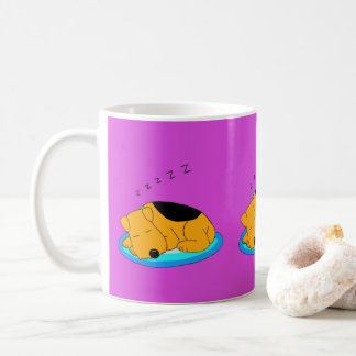 Tasse de ronflement douce de chiot