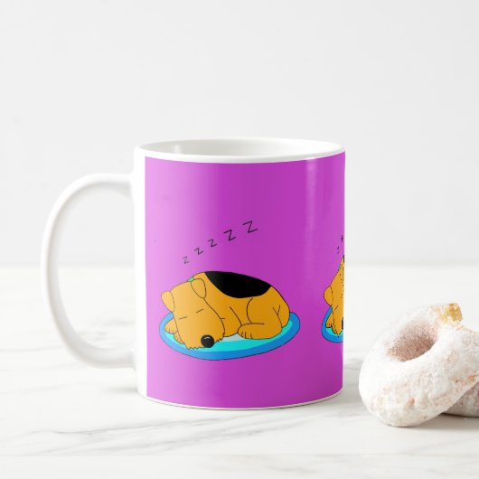 Tasse de ronflement douce de chiot (Avec donut)