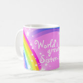 Tasse de rose d'arc-en-ciel de la plus grande (Devant gauche)