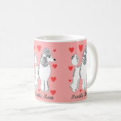 Tasse de rose de maman de caniche (Devant droit)