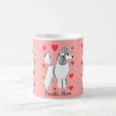 Tasse de rose de maman de caniche (Centre)