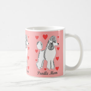 Tasse de rose de maman de caniche