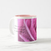 Tasse de rose de rose de 4:8 de Philippiens (Devant gauche)