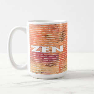 Tasse de roseaux blancs zen