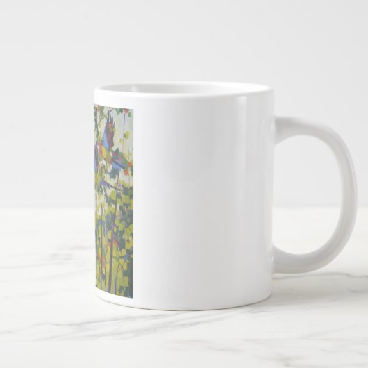 Tasse de Rosellas de vol (Droite)