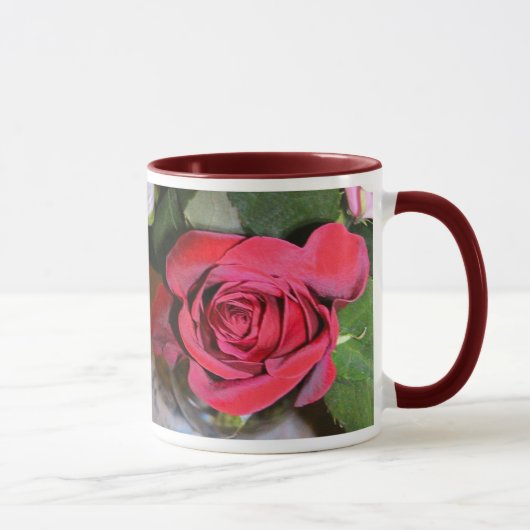 Tasse de roses rouges (Droite)