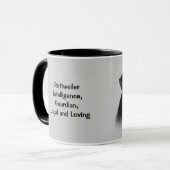 Tasse de rottweiler (Devant gauche)
