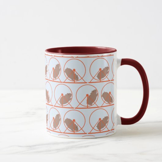 Tasse de roue de hamster (rouge) (Droite)