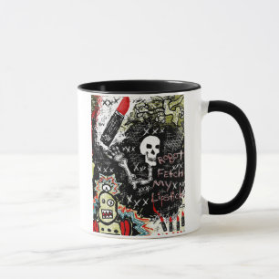 Tasse de rouge à lèvres de robot
