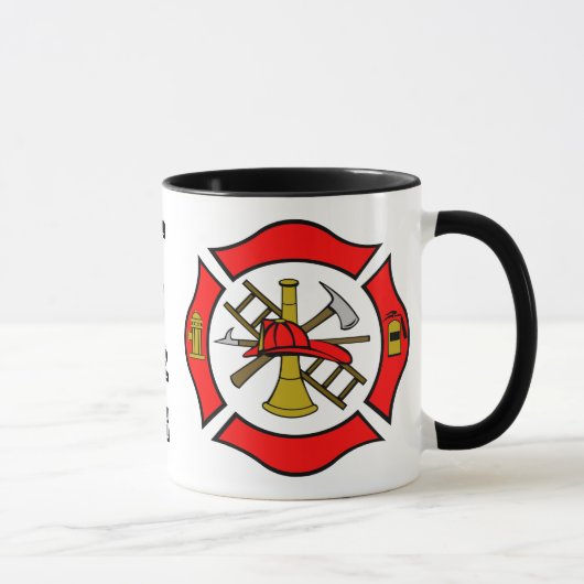 Tasse de rouge de croix maltaise (Droite)