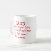 Tasse de rouge de DADD (Devant gauche)