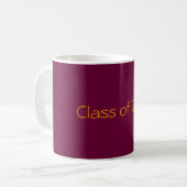 Tasse de rouge foncé et d'or 2015 (Devant gauche)