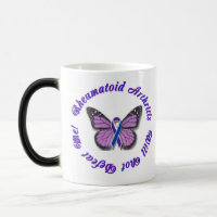 Tasse de ruban de conscience de rhumatisme
