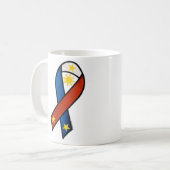 Tasse de ruban de "soutien" de Pinoy (Devant gauche)