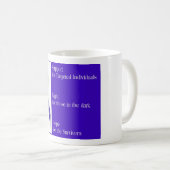 Tasse de ruban d'indigo (Devant droit)