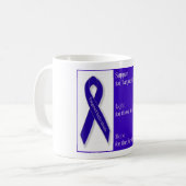 Tasse de ruban d'indigo (Devant gauche)