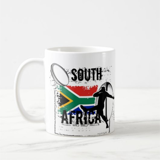 Tasse de rugby de l'Afrique du Sud (Gauche)