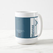Tasse de Rune : : Mannaz (Devant droit)