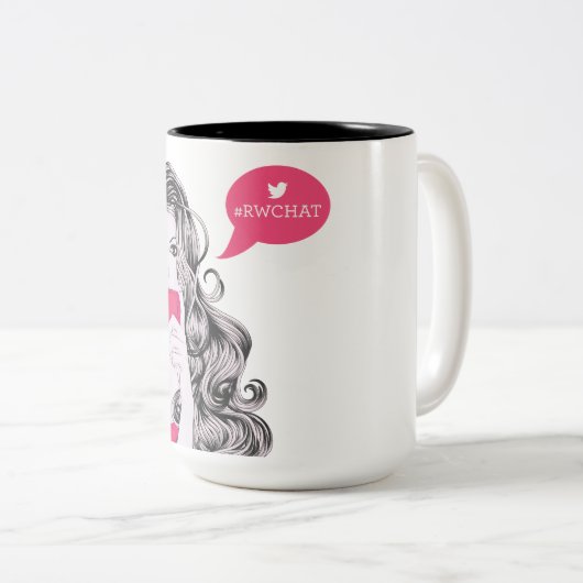 Tasse de #RWChatter (Devant droit)