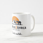 Tasse de safaris de FromHere2Africa (Devant droit)