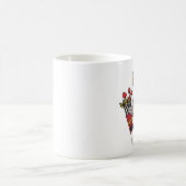 Tasse de Saint-Valentin de cupidon de corgi (Centre)