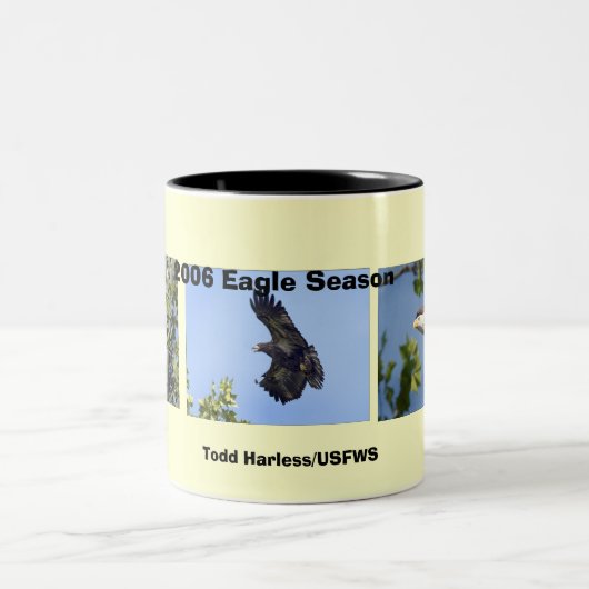 Tasse de saison d'Eagle de deux tons (Centre)