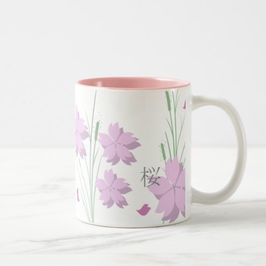 Tasse de Sakura de Japonais (Droit)