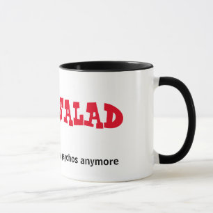 Tasse de salade de mot