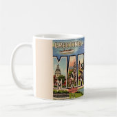 Tasse de salutation rétro Baltimore Maryland (Gauche)
