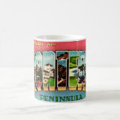 Tasse de salutation rétro Monterey Californie (Centre)