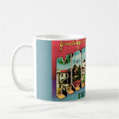 Tasse de salutation rétro Monterey Californie (Gauche)