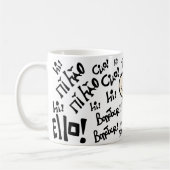 Tasse de salutations (Gauche)