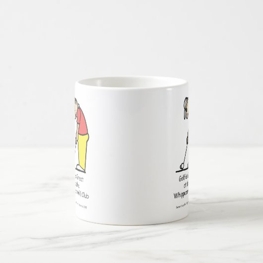 Tasse de salutations de golf (Centre)