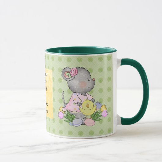 Tasse de salutations de Pâques (Droite)
