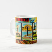 Tasse de salutations Sioux City IO (Devant gauche)