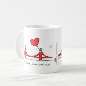 Tasse de San Francisco par des coeurs et tous (Devant gauche)