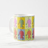 Tasse de Sasquatch d'art de bruit (Devant gauche)