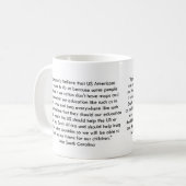 Tasse de Sc de Mlle Amérique (Devant gauche)