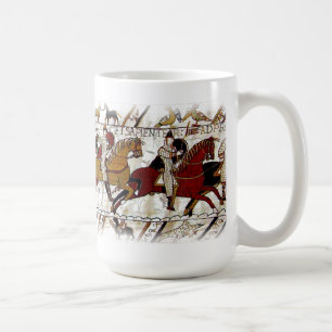 Tasse de scène de tapisserie de Bayeux