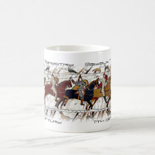 Tasse de scène de tapisserie de Bayeux