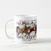 Tasse de scène de tapisserie de Bayeux (Gauche)
